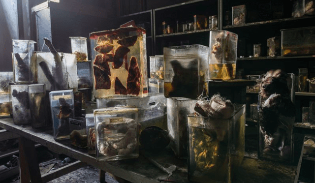 An abandoned veterinary school looks like the most terrifying place