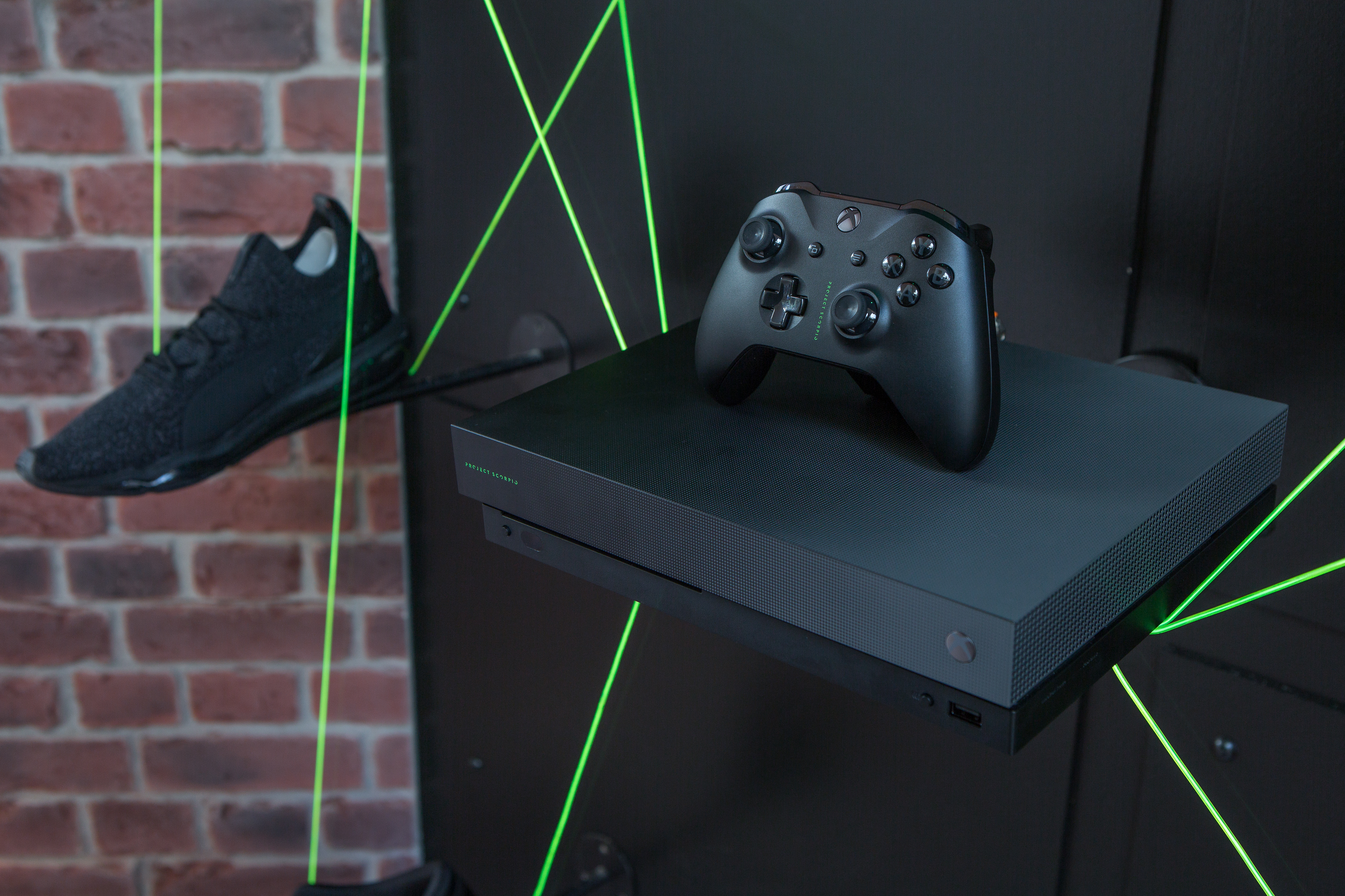 Xbox One X at Foot Locker