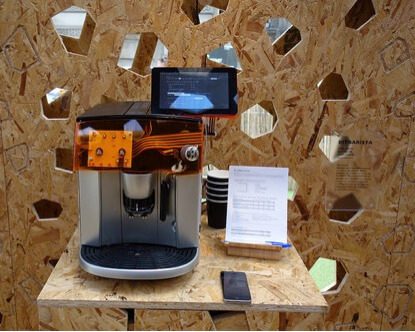 BitBarista fully autonomous coffee machine using Raspberry Pi