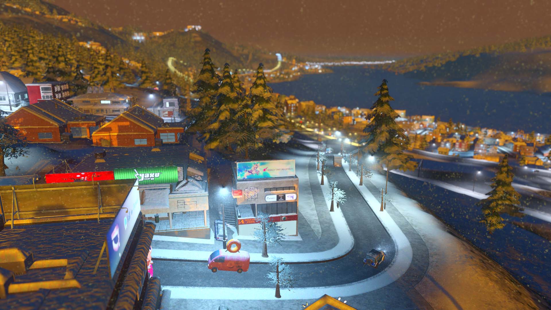 Cities Skylines Snowfall Screenshot