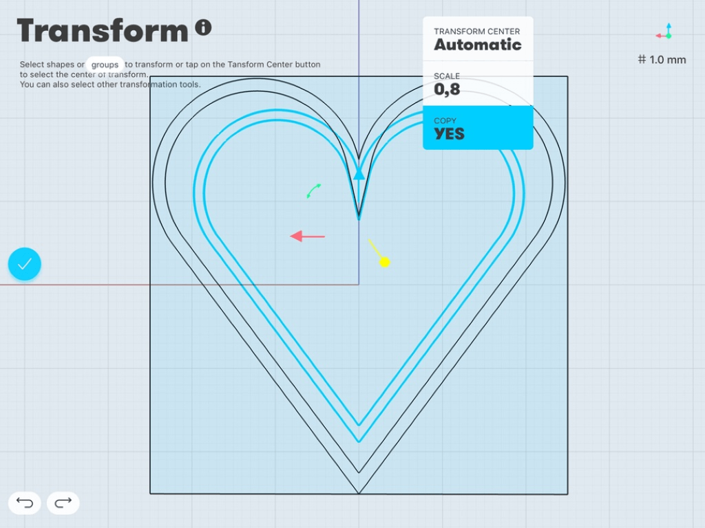 Freeform and transform in Shapr3D