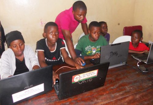 Joel Bayubasire with Ninjas at his Ugandan Dojo — 2000 Dojos