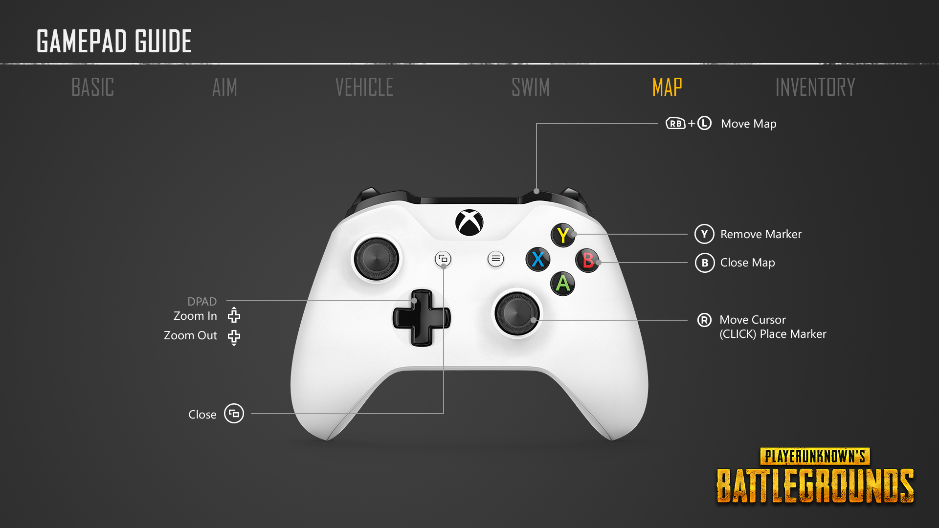 PUBG Controller Map Image