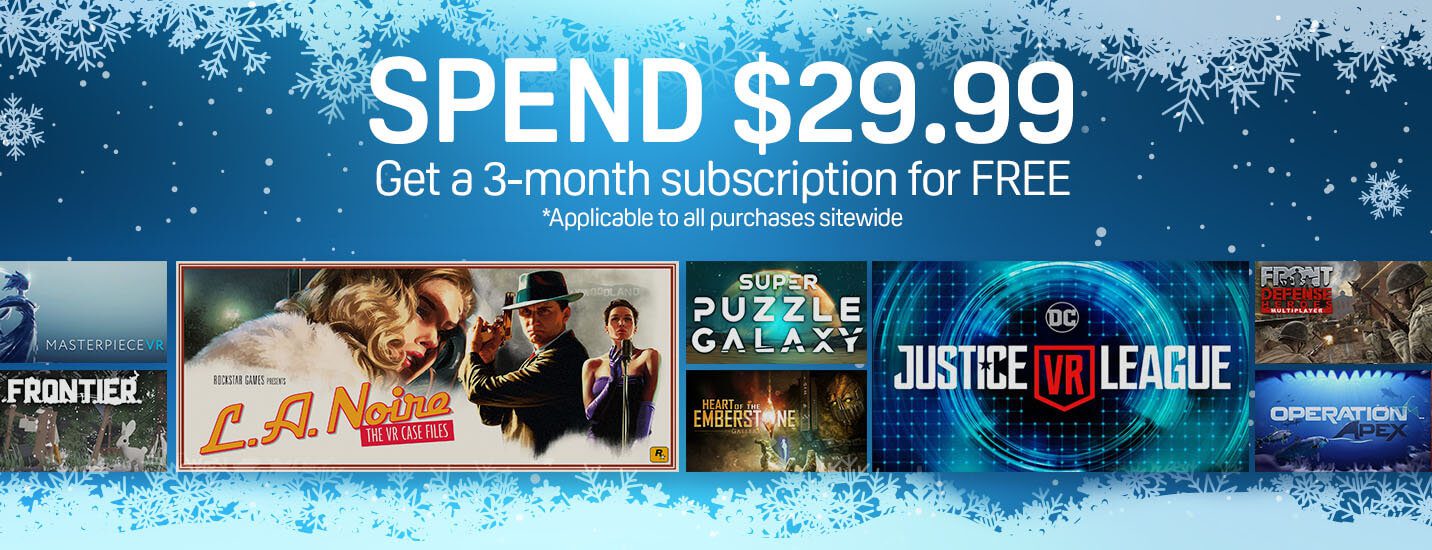 Spend $29.99 and get a 3-month subscription!