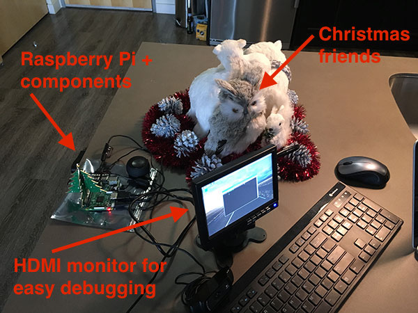 Raspberry Pi 'Not Santa' detector