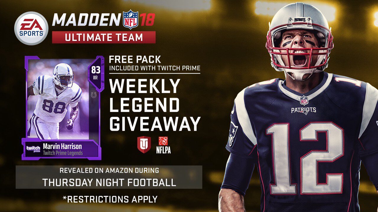 This Week's Twitch Prime Legend for Madden — Marvin 