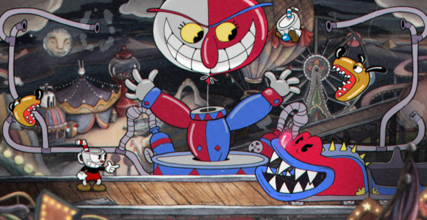 Cuphead Clown Car