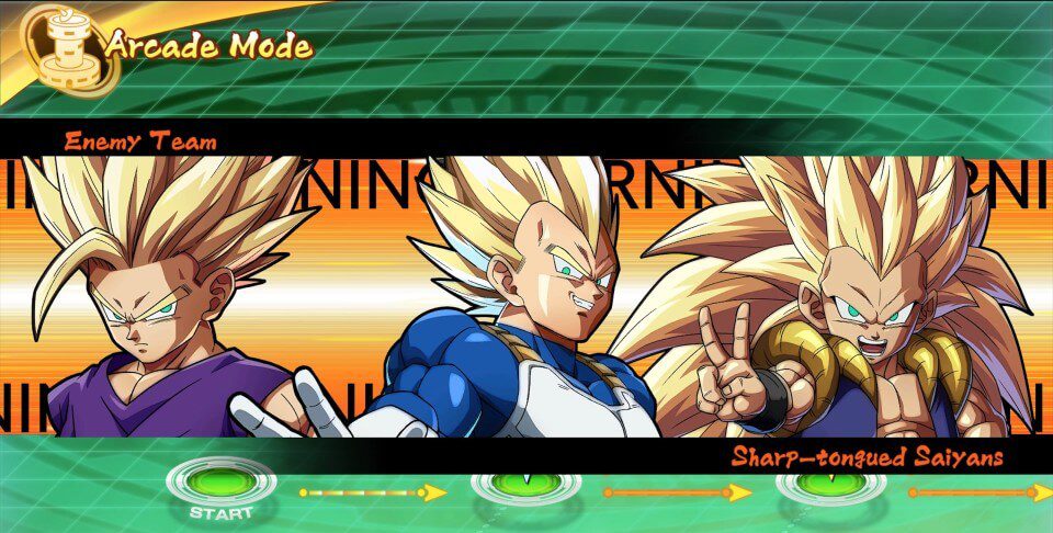 Dragonball FighterZ Arcade Mode Screenshot