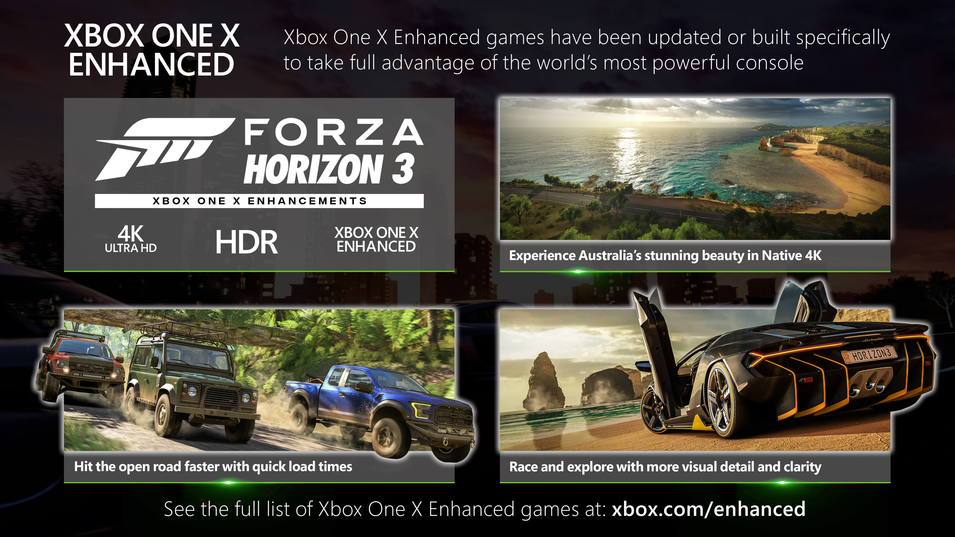 Xbox One X Forza Horizon 3 Battlecard