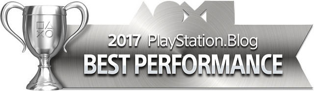 PlayStation Blog Game of the Year 2017 - Best Performance (Silver)