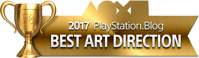 PlayStation Blog Game of the Year 2017 - Best Art Direction (Gold)