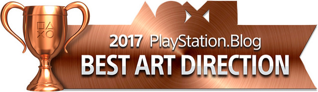 PlayStation Blog Game of the Year 2017 - Best Art Direction (Bronze)