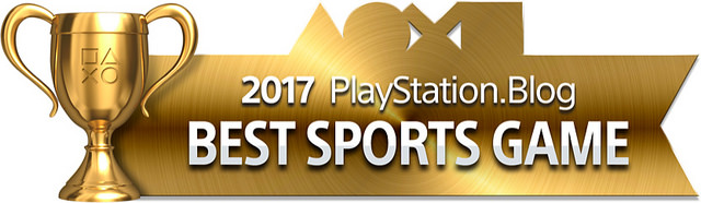 PlayStation Blog Game of the Year 2017 - Best Sports Game (Gold)
