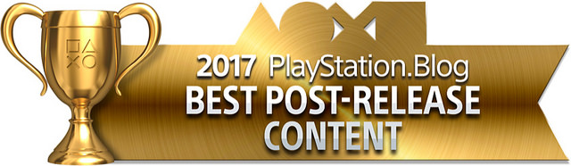 PlayStation Blog Game of the Year 2017 - Best Post-Release Content (Gold)