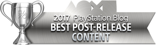 PlayStation Blog Game of the Year 2017 - Best Post-Release Content (Silver)