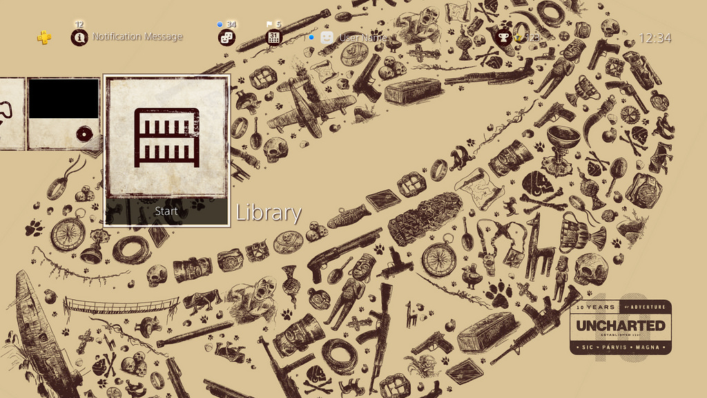 Uncharted 10th Anniversary Theme
