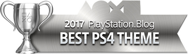 PlayStation Blog Game of the Year 2017 - Best PS4 Theme (Silver)