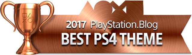 PlayStation Blog Game of the Year 2017 - Best PS4 Theme (Bronze)