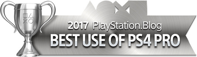 PlayStation Blog Game of the Year 2017 - Best Use of PS4 Pro (Silver)
