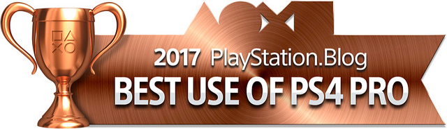 PlayStation Blog Game of the Year 2017 - Best Use of PS4 Pro (Bronze)