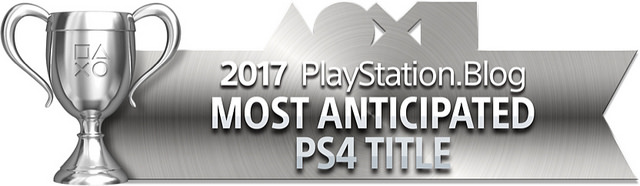 PlayStation Blog Game of the Year 2017 - Most Anticipated PS4 Title (Silver)