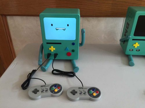 BMO connected to SNES controllers - Raspberry Pi BMO Laura Herzberg Bob Herzberg