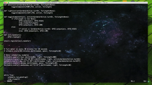 Hacker House Automated Gardener Raspberry Pi