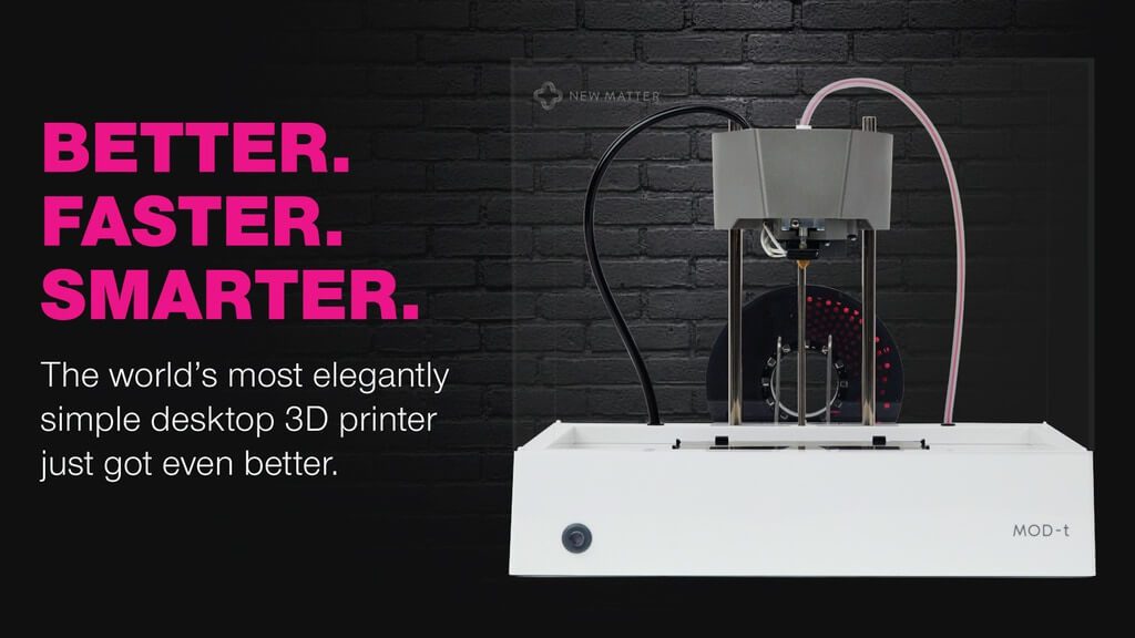 New matter. Smarter faster better. PLYBOT - the Smart, Silent, easy to use 3d Printer with Arms.