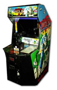 Taito's Operation Wolf arcade cabinet