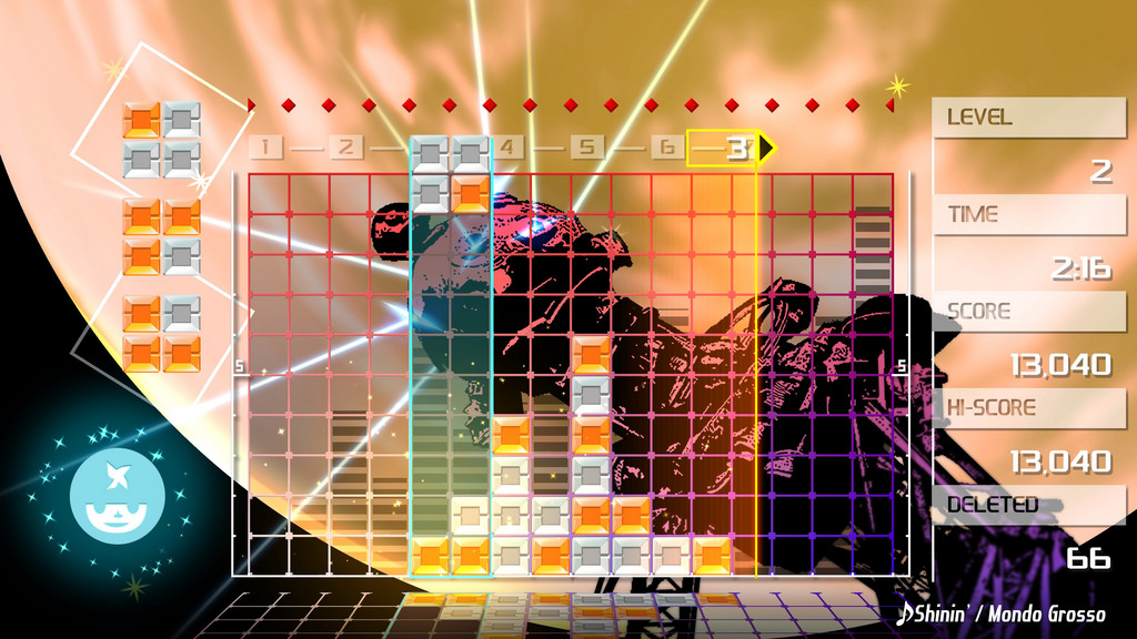 Lumines Remastered on PS4