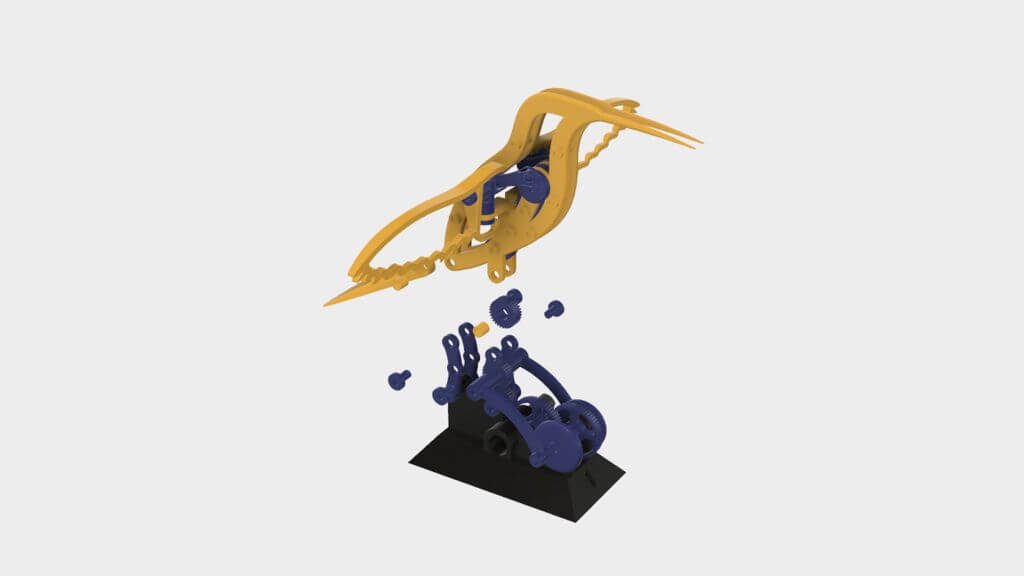 Weekend Project: 3D Print a Mechanical Hummingbird