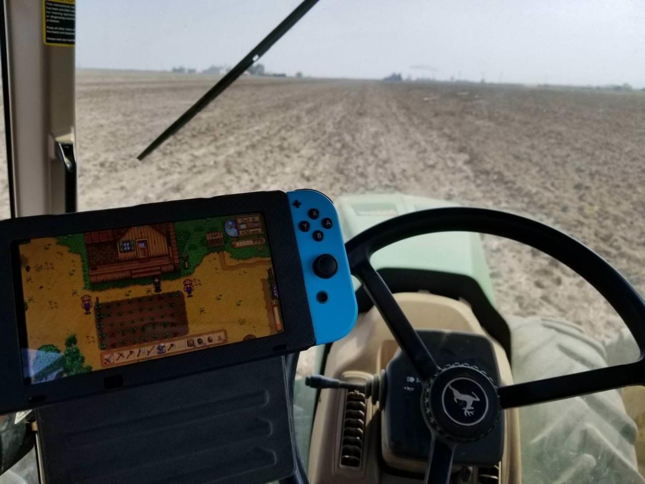 Farmer Plays Game About Farming As An Escape From His Farming Life