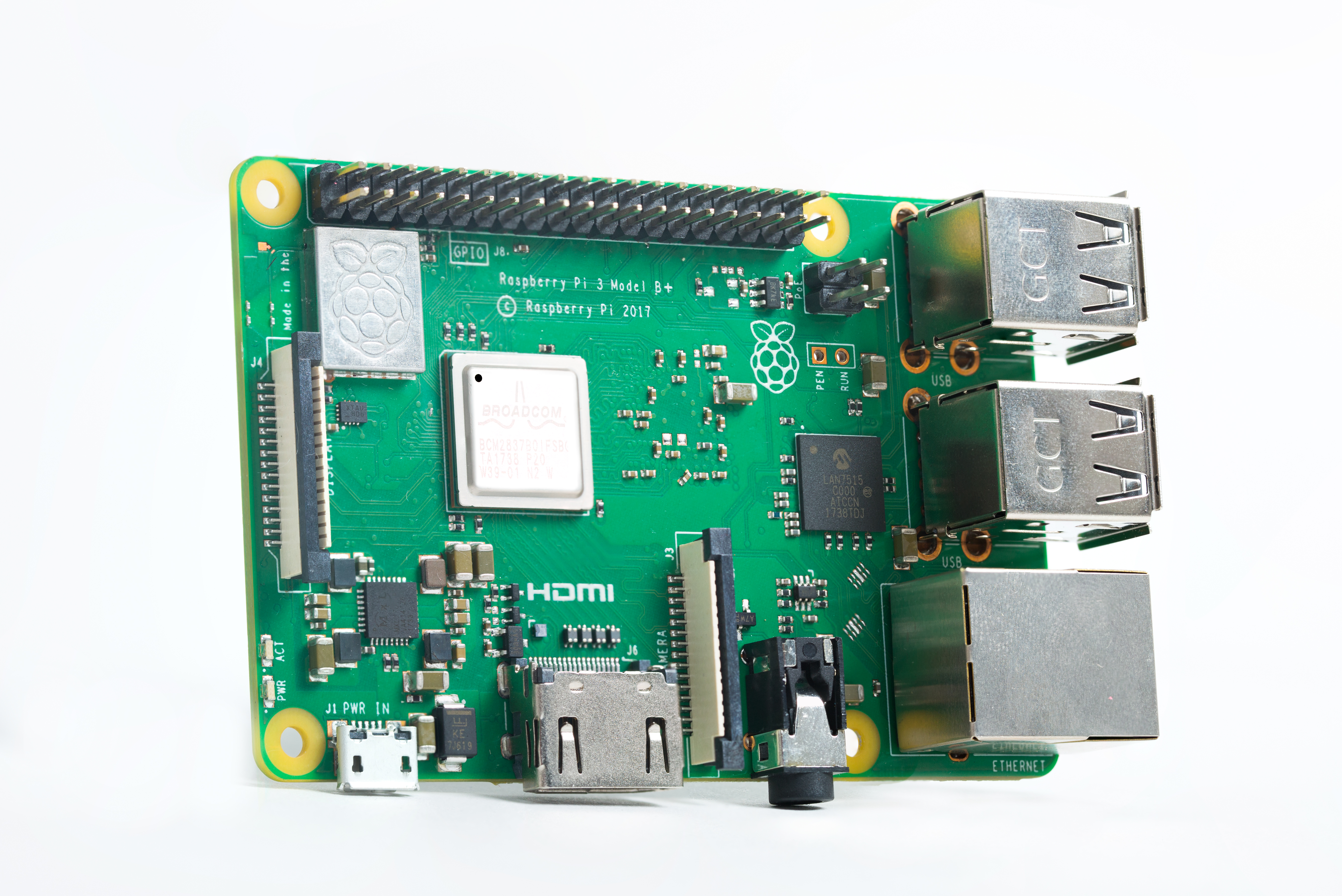 Raspberry Pi 3 Model B+, with custome power supply chip