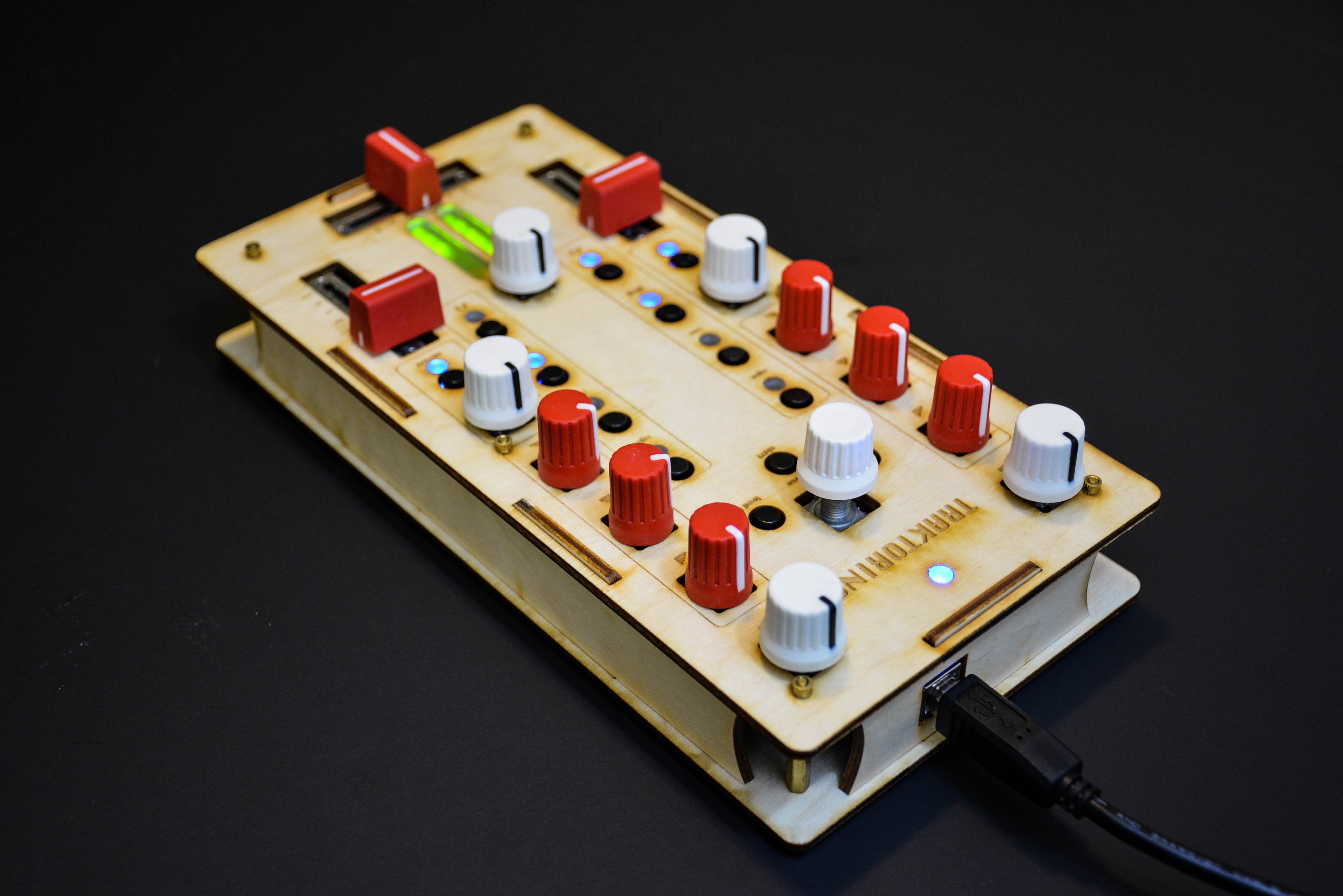 Traktorino is an open-source DIY MIDI controller for DJs