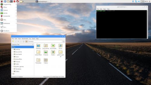 The Raspberry Pi desktop environment