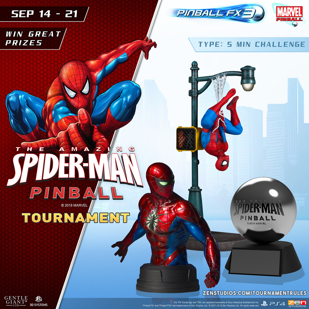 Spider-Man Pinball FX3 Tournament