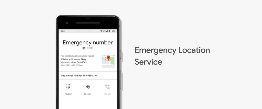 android emergency location services