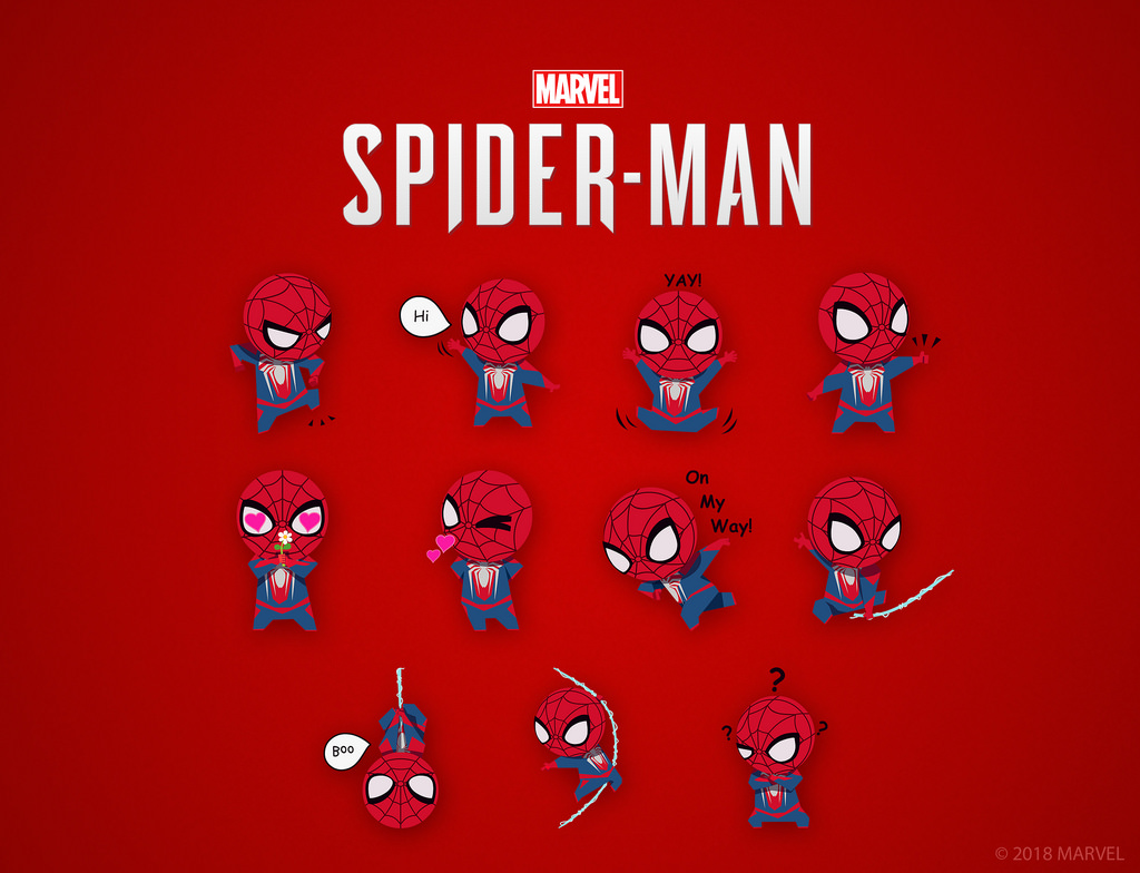 Marvel's Spider-Man: iOS Sticker Pack
