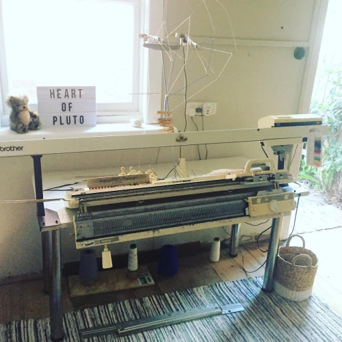 Sarah Spencer Networked knitting machine