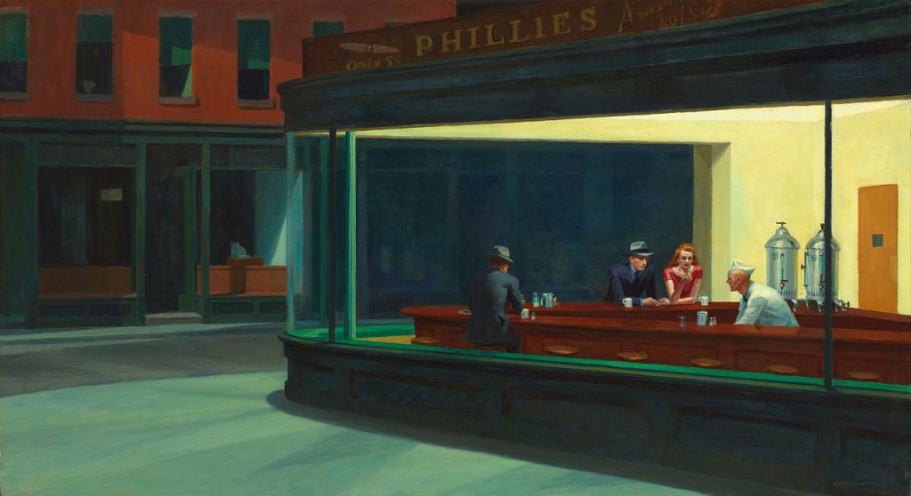 'Nighthawks' by Edward Hopper