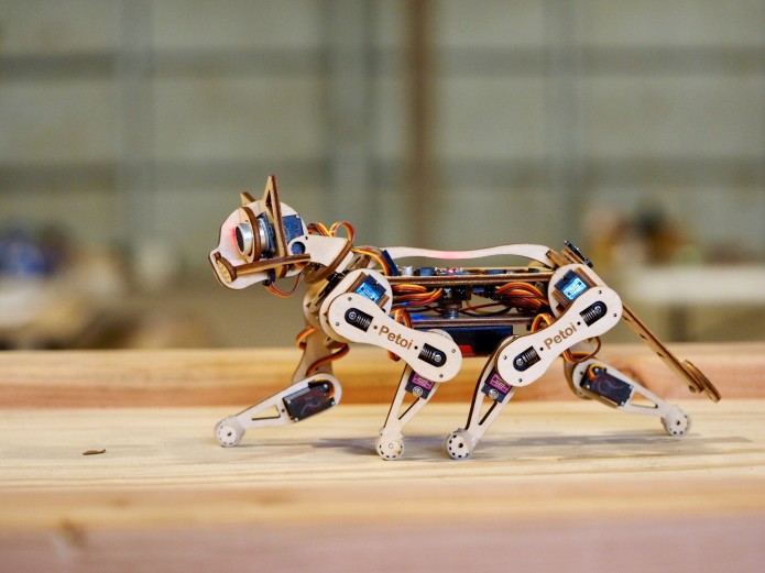 Petoi the laser-cut robotic cat