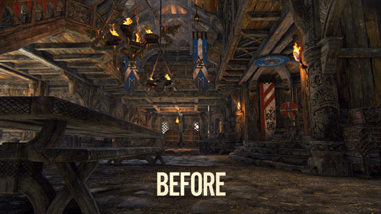 For Honor Marching Fire Before and After Image