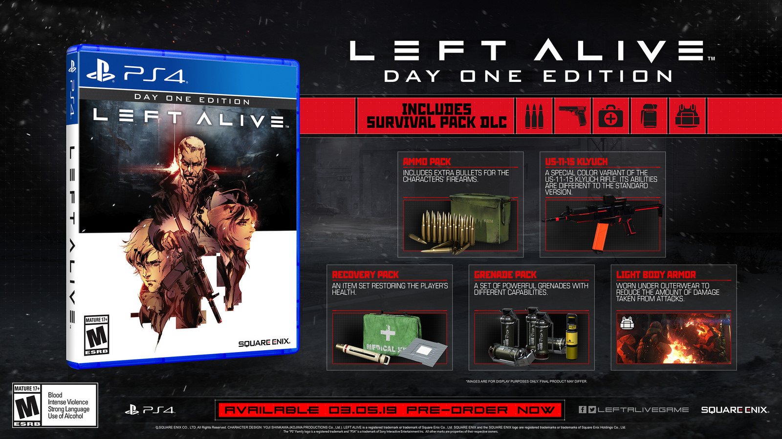 Left Alive: Day One Edition