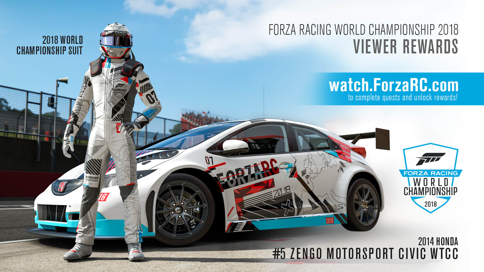Watch the Forza Racing World Championship 2018 – Oct. 20 & 21