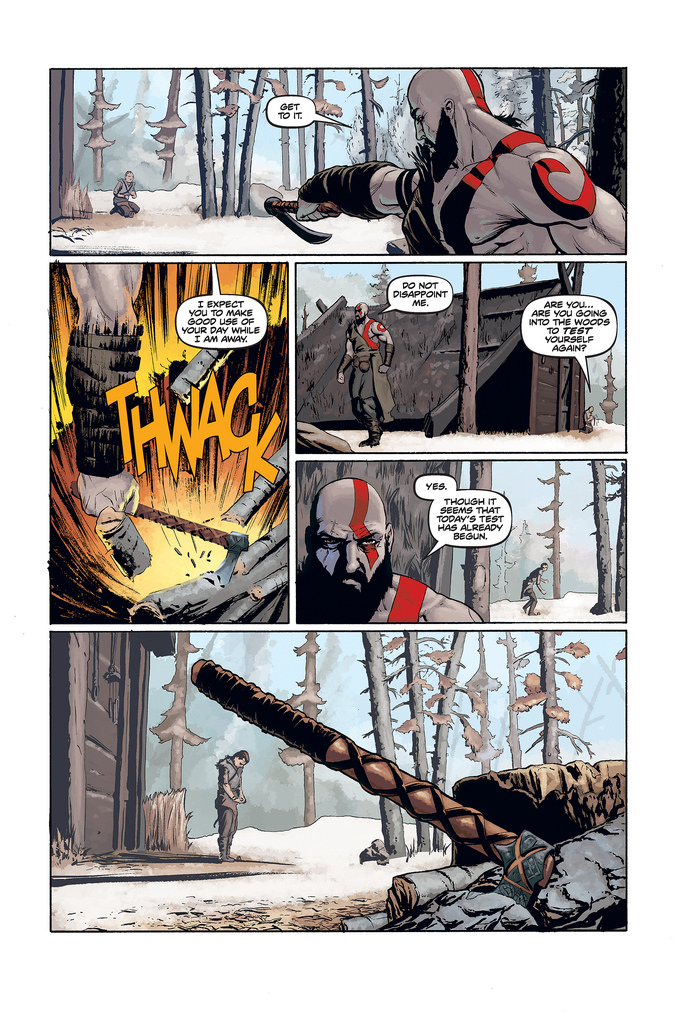God of War prequel comic: Page 3
