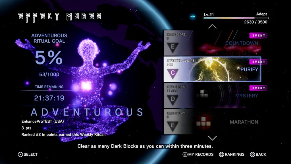 Tetris Effect for PS4 and PS VR