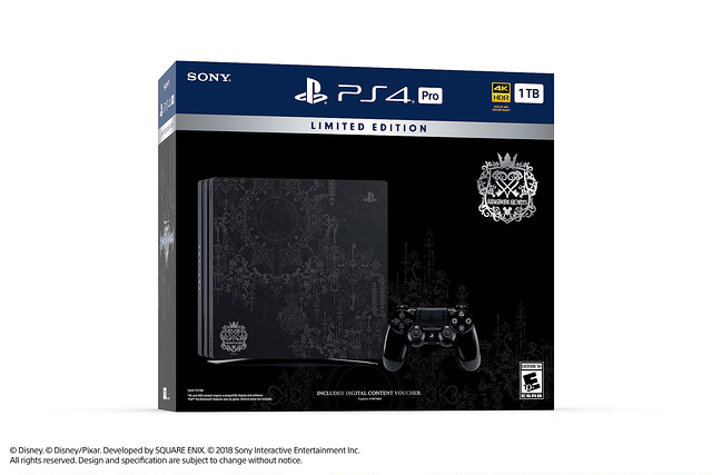 Limited Edition Kingdom Hearts III PS4 Pro Bundle