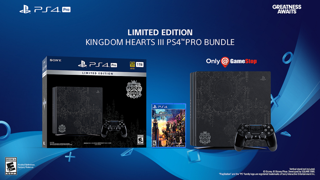 Limited Edition Kingdom Hearts III PS4 Pro Bundle