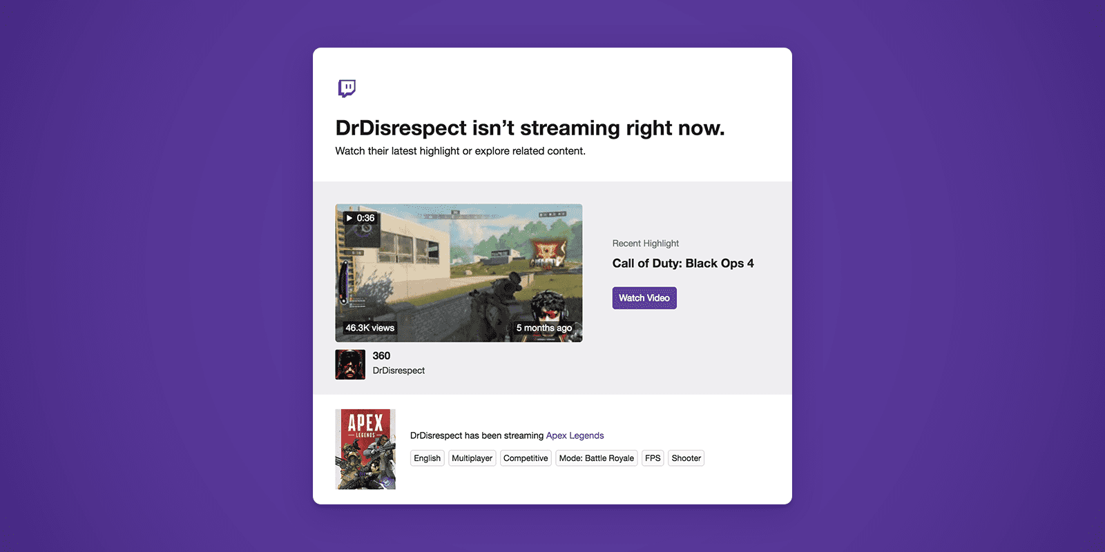 Improving the Offline Experience for Viewers and Streamers