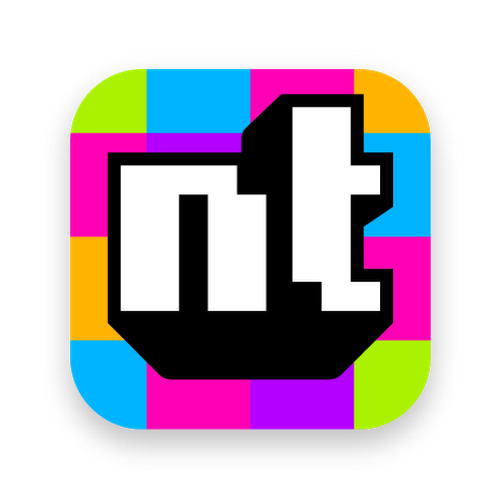 The Neverthink logo with multicolored background and "nt" in the center.